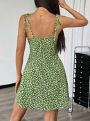 Vestido Summer Floral com Alça Fina