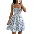 Vestido Summer Floral com Alça Fina