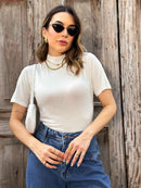 Blusa Basic Soft Manga Curta