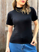 Blusa Basic Soft Manga Curta
